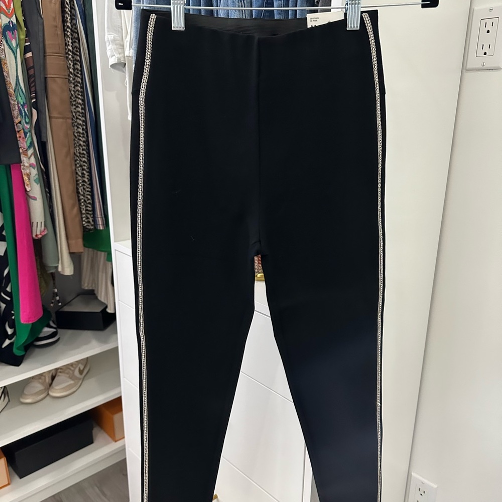 black zara pants